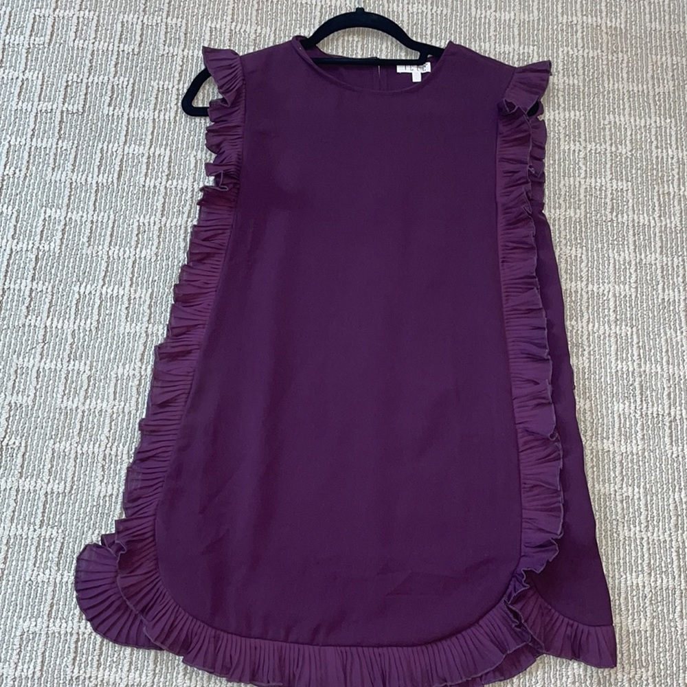 Dark Purple Ruffle Dress